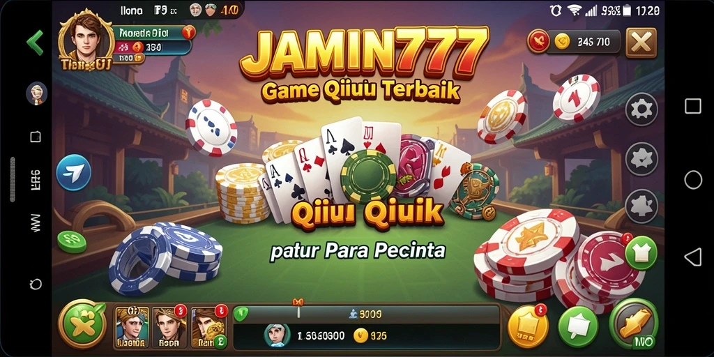 Tampilan gameplay QiuQiu yang seru dan menantang di JAMIN777.