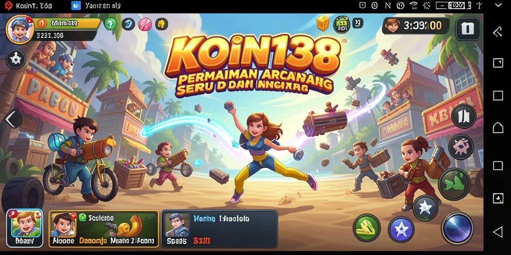 Tampilan gameplay seru dan penuh aksi di KOIN138.