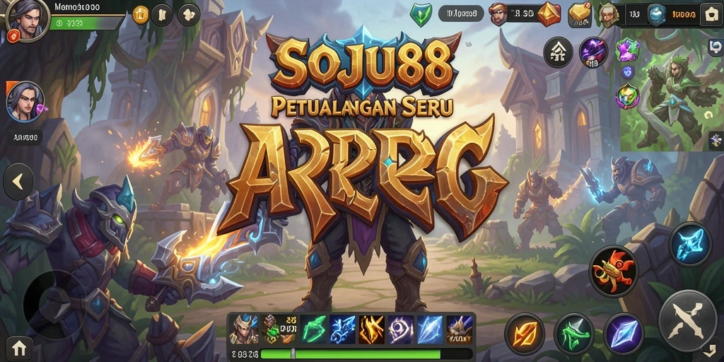 Tampilan gameplay ARPG yang menegangkan di SOJU88.